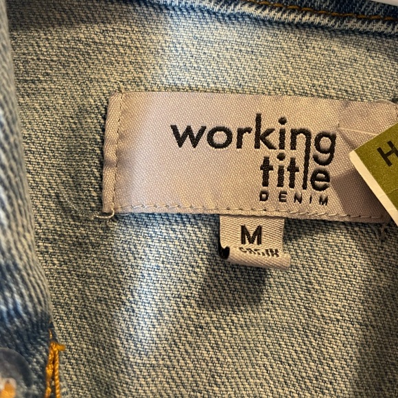 Working title NEW denim hand painted custom Five Nights at freddy’s jacket - Picture 4 of 8